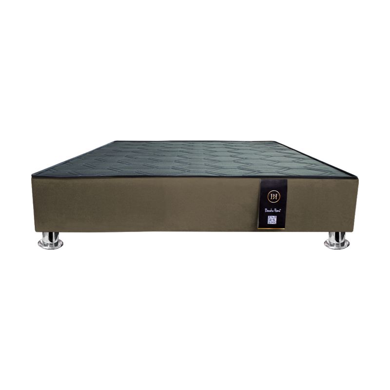 BARAKA HOME - Base de Cama Kolpa 1.5 Plz - Beige oscuro