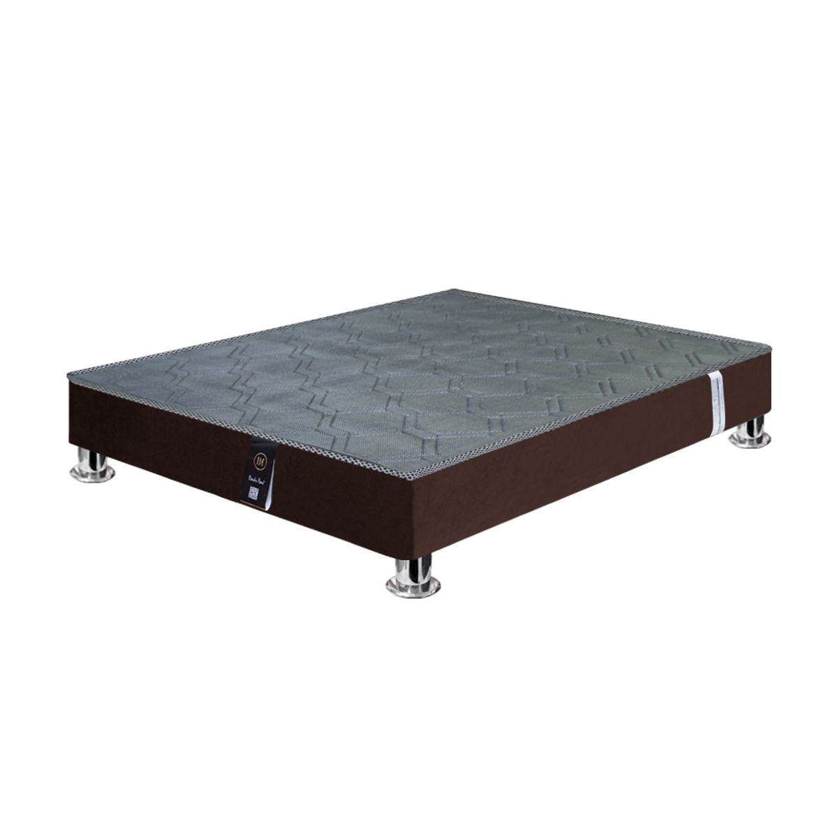 BARAKA HOME - Base de Cama Kolpa 1.5 Plz - Chocolate