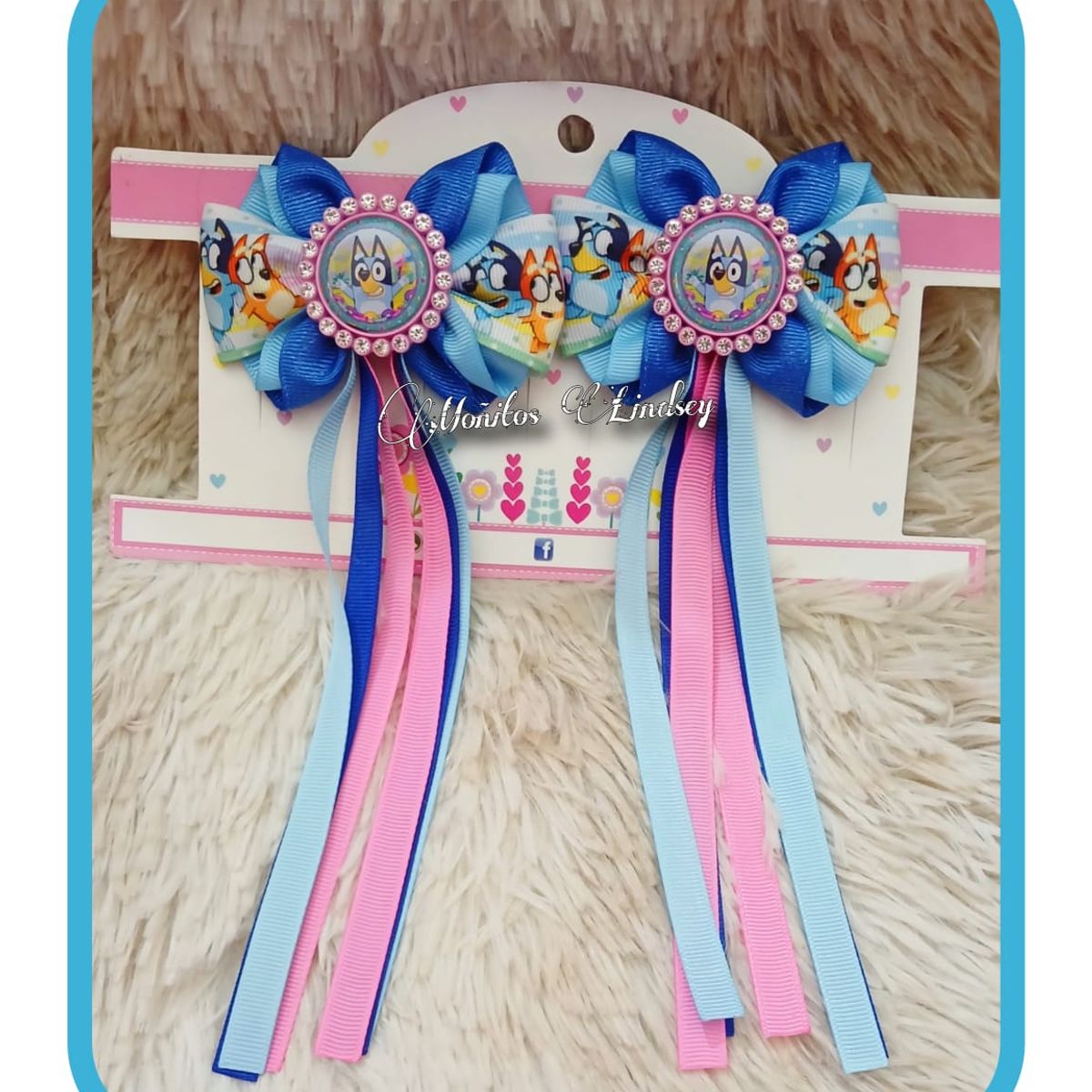 GENERICO - Parecitos BLUE para Niña - Moñitos Lindsey