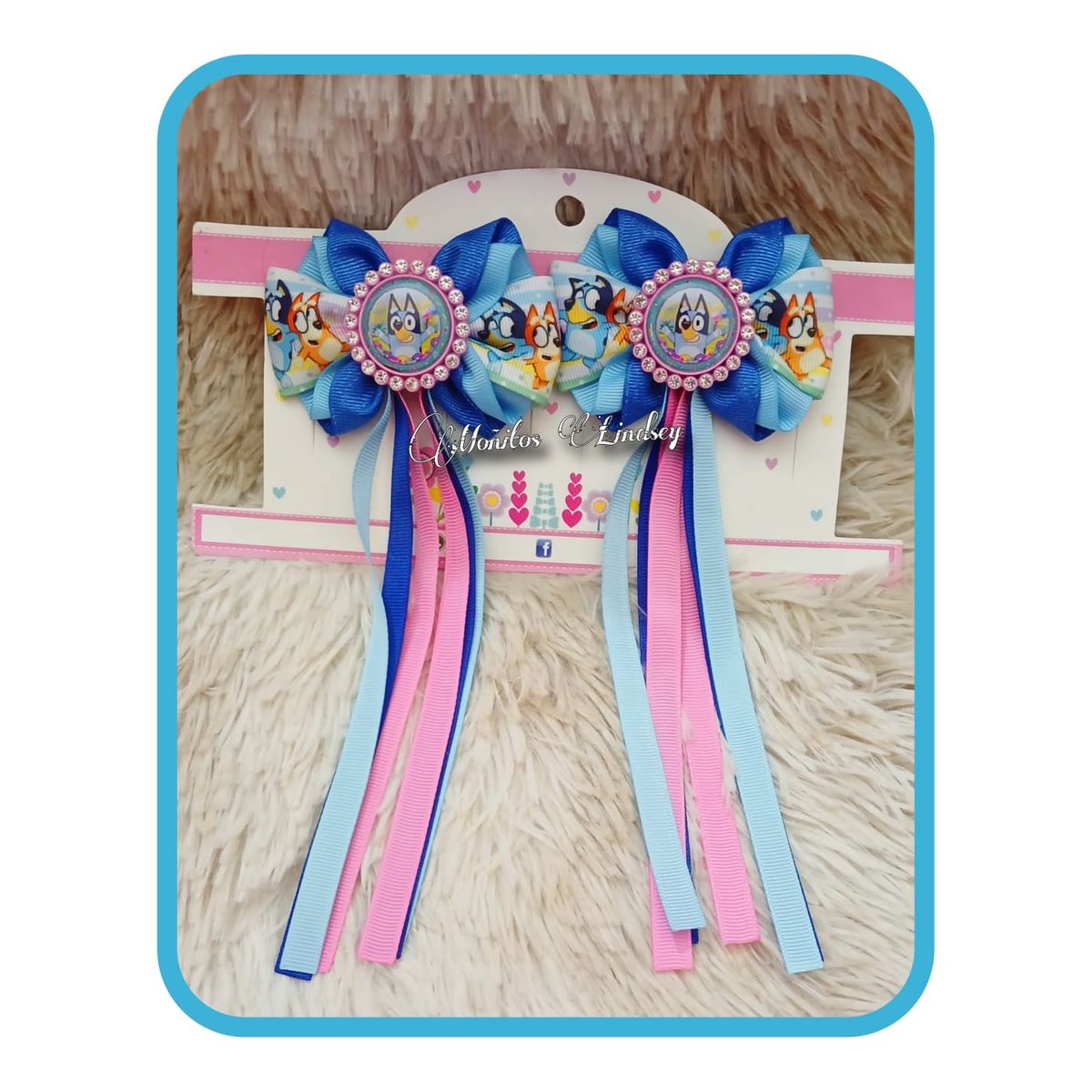 GENERICO - Parecitos BLUE para Niña - Moñitos Lindsey