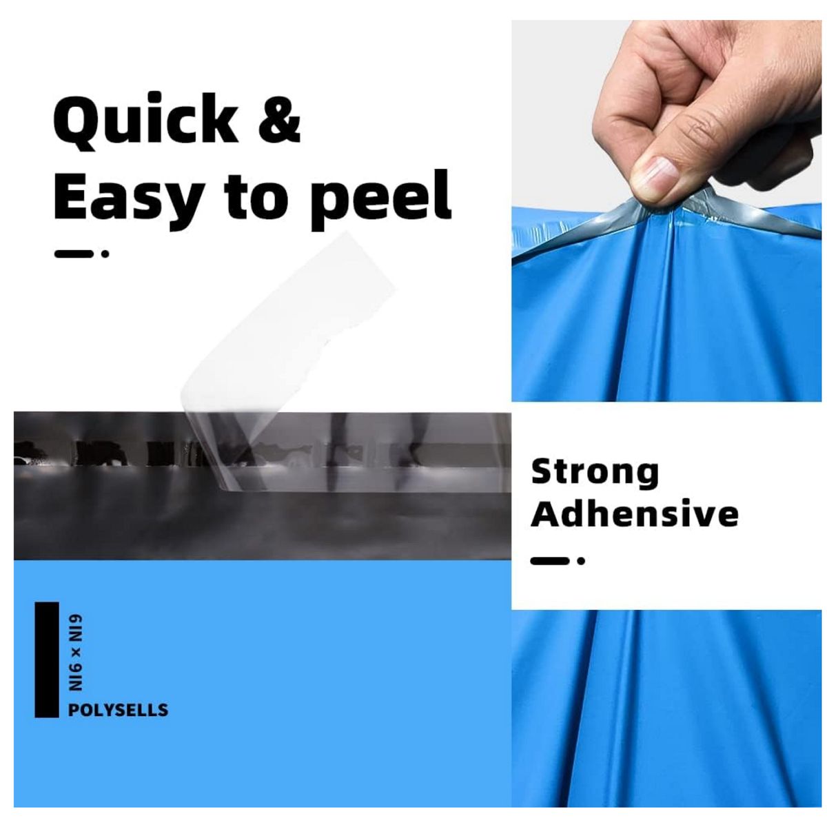 GENERICO - Bolsas Adhesivo Mensajeria Encomienda Envios 100unds 15X23CM