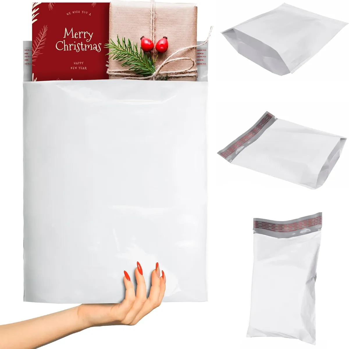 GENERICO - Bolsas Adhesivo Mensajeria Encomienda Envios 100unds 25X33CM