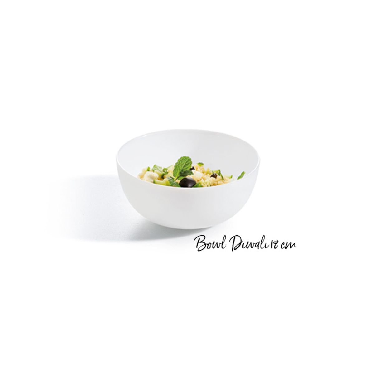 LUMINARC - Pack Bowl  X4 de 12 cm ,14.5 cm, 18 cm y 21 cm diwali blanco