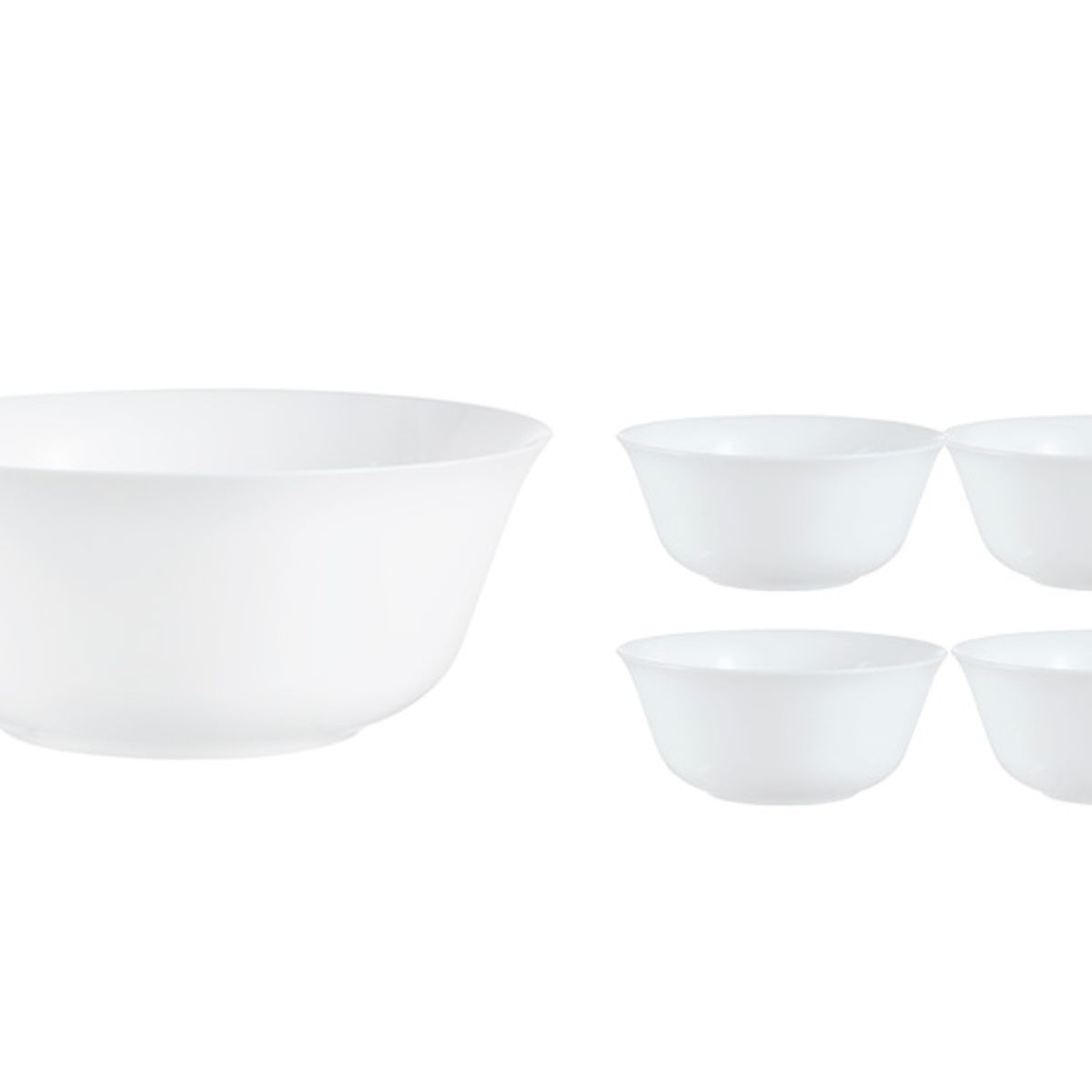 LUMINARC - Pack Bowl  X4 12 cm con Bowl  24 cm