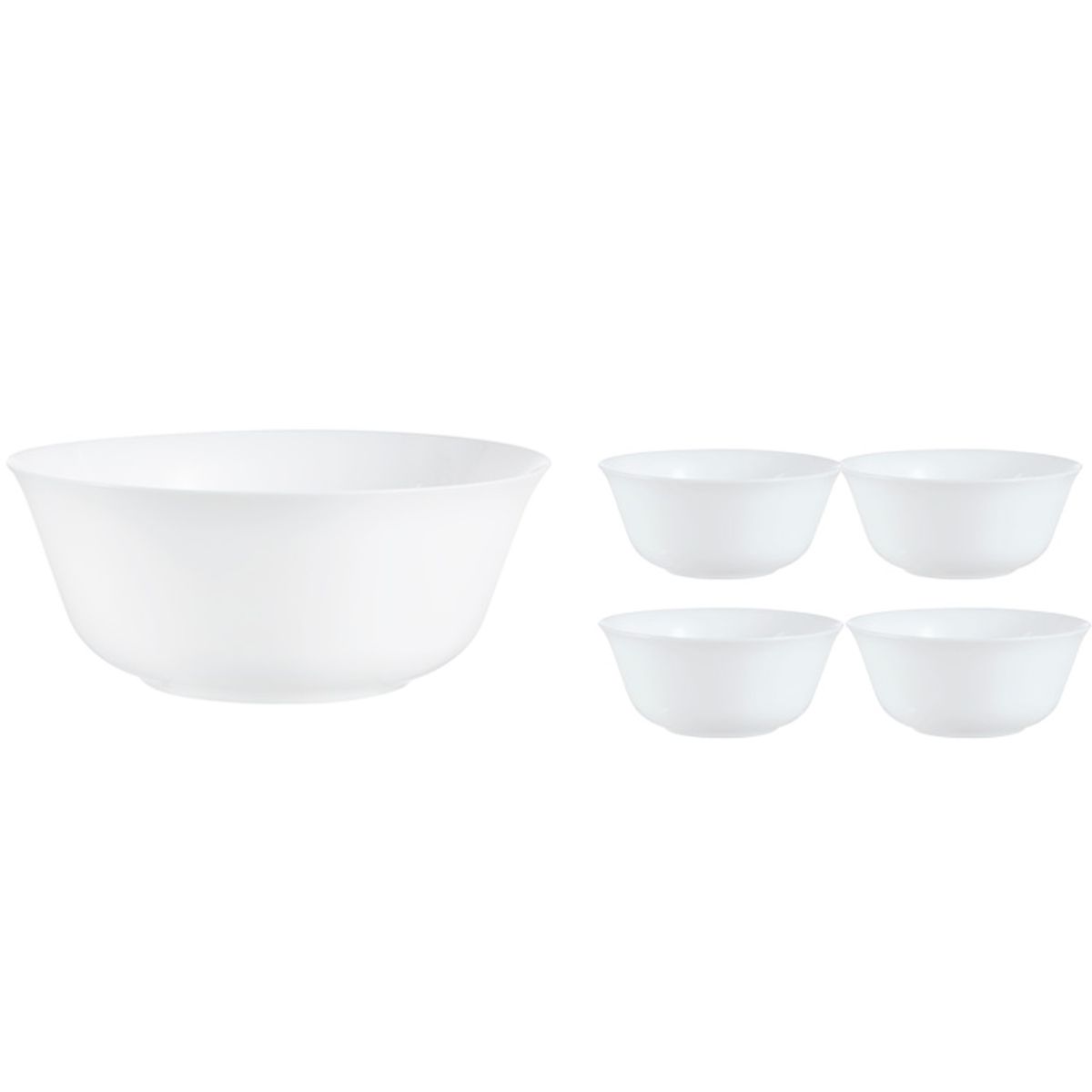 LUMINARC - Pack Bowl  X4 12 cm con Bowl  24 cm
