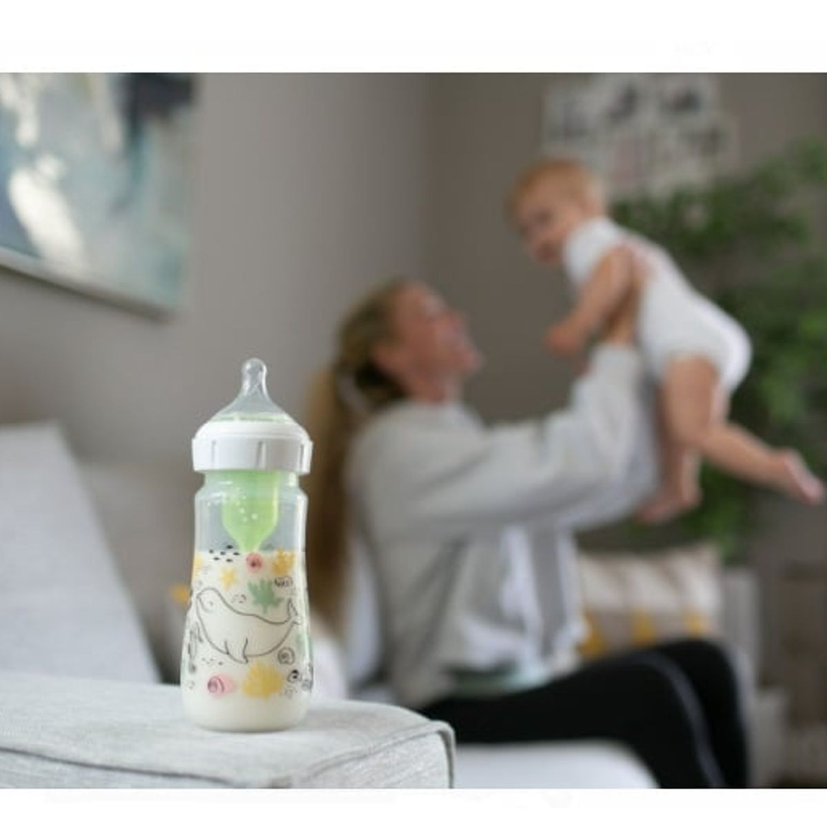 DR BROWNS - Biberón boca ancha polipropileno 9 oz/270 ml Ballena