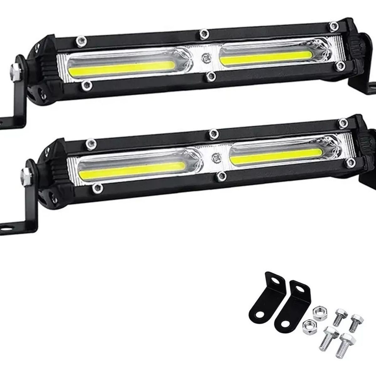 GENERICO - Barra LED Slim de 9W con Tecnología COB de Doble Celda