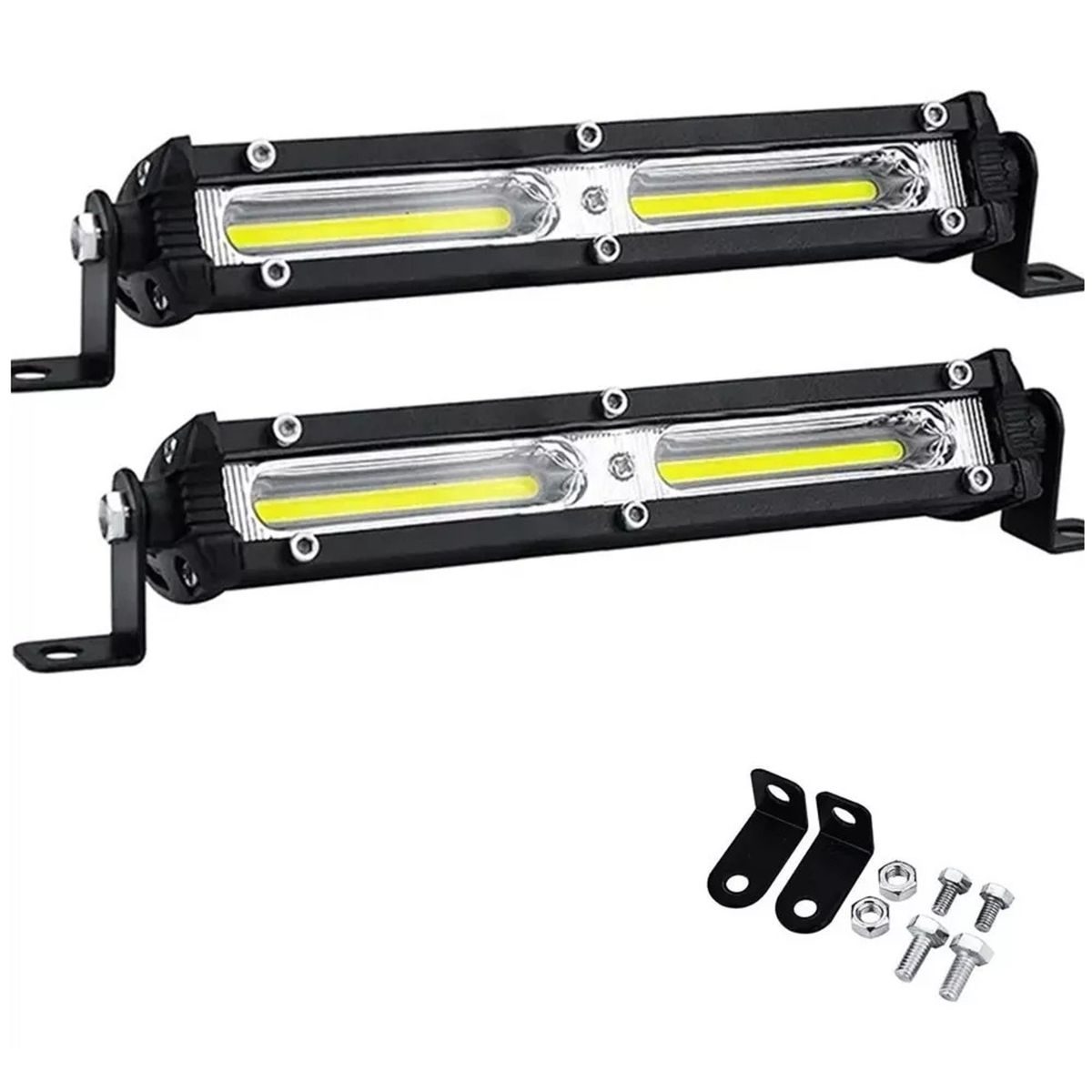 GENERICO - Barra LED Slim de 9W con Tecnología COB de Doble Celda