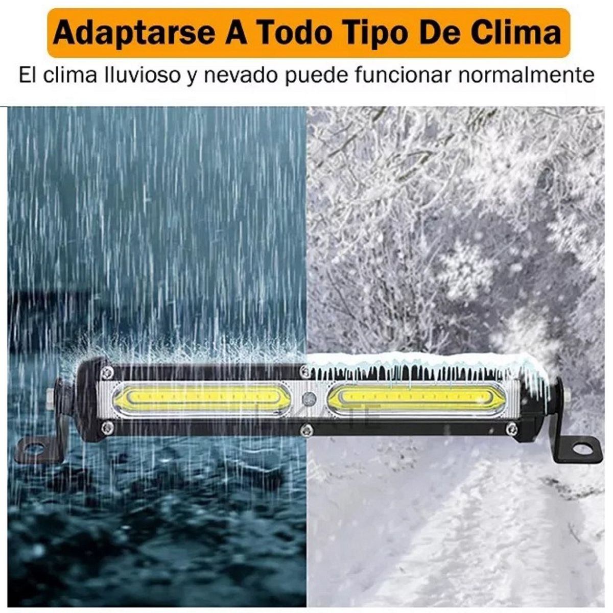 GENERICO - Barra LED Slim de 9W con Tecnología COB de Doble Celda