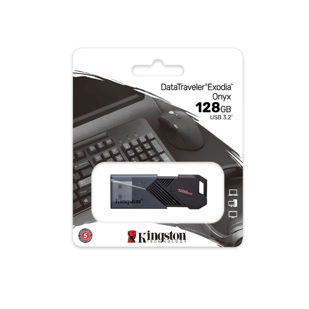 KINGSTON - MEMORIA USB KINGSTON EXODIA ONYX 128GB