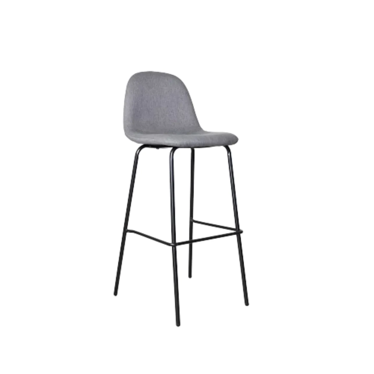 NIHM - Silla Alta de Bar Bhora Gris Oscuro 75 cm