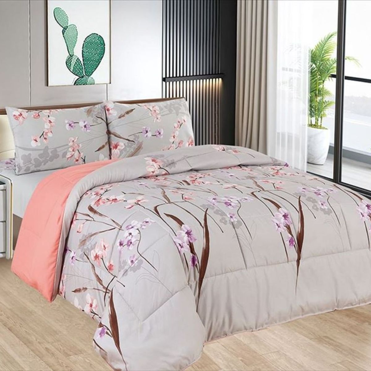 CASATEX - EDREDÓN CASATEX TELA CON TELA 100% ALGODÓN DE 2 PLZ