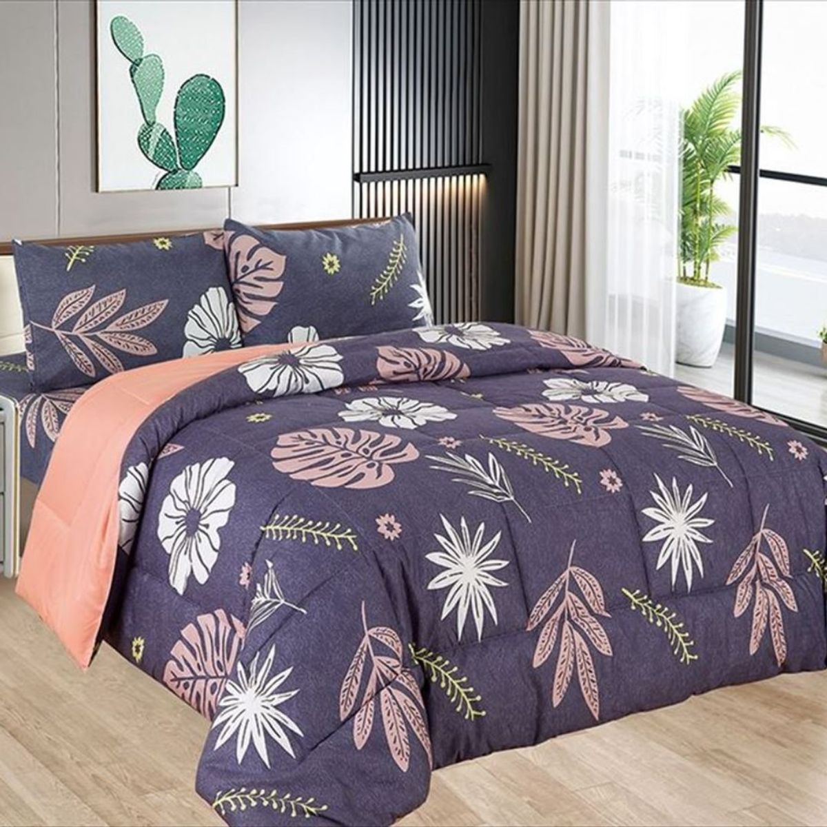 CASATEX - EDREDÓN CASATEX TELA CON TELA 100% ALGODÓN DE 2 PLZ