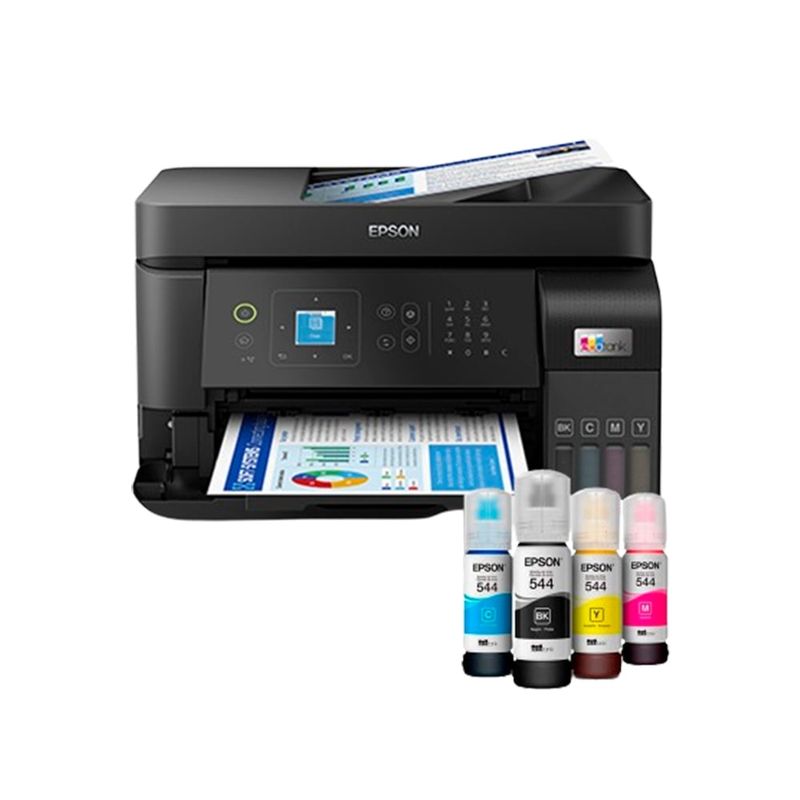 EPSON - Impresora Multifuncional EcoTank L5590 4en1 ADf WIFI Direct-Eth