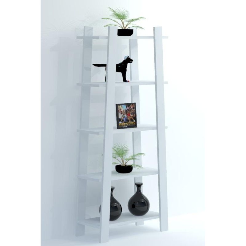 MCD WOODS - Estante para sala color blanco