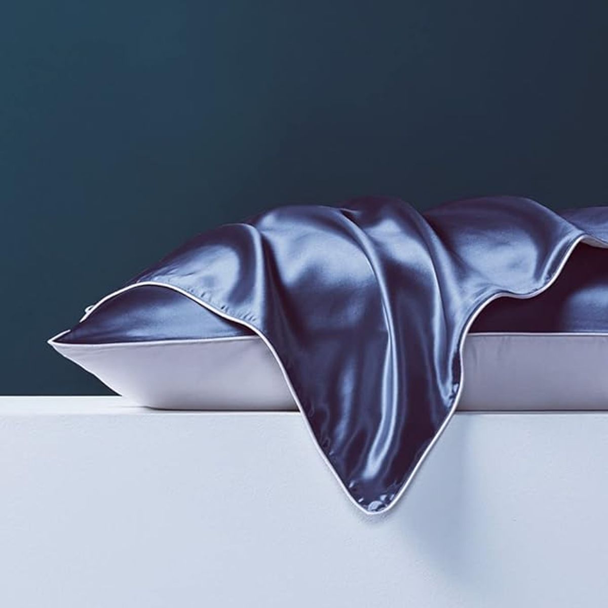 TIOZONEY - Fundas de Almohada 19 Momme 100% pura Seda de Morera Natural 1 PCS 50 x70 cm