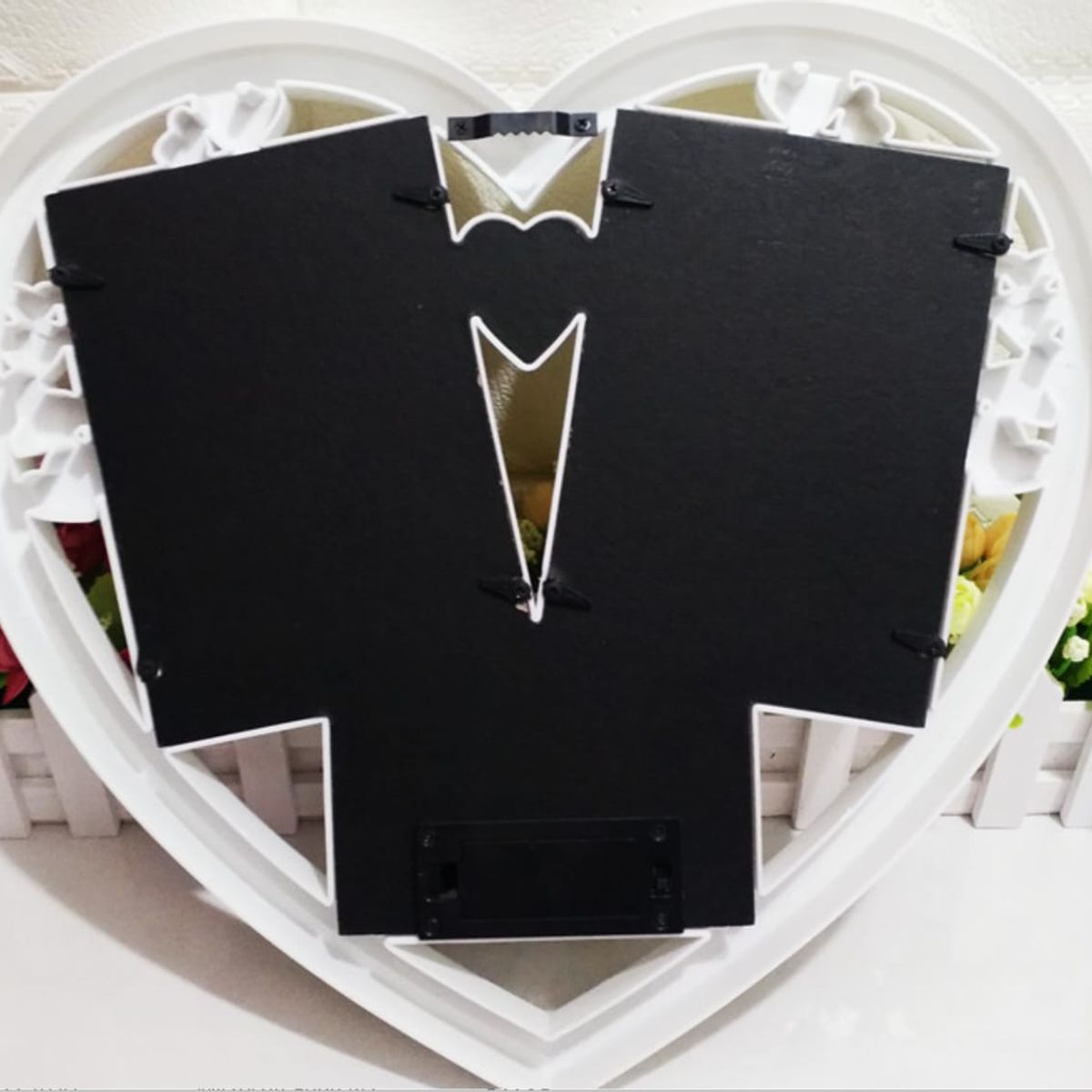 GENERICO - Marco corazón con luces led