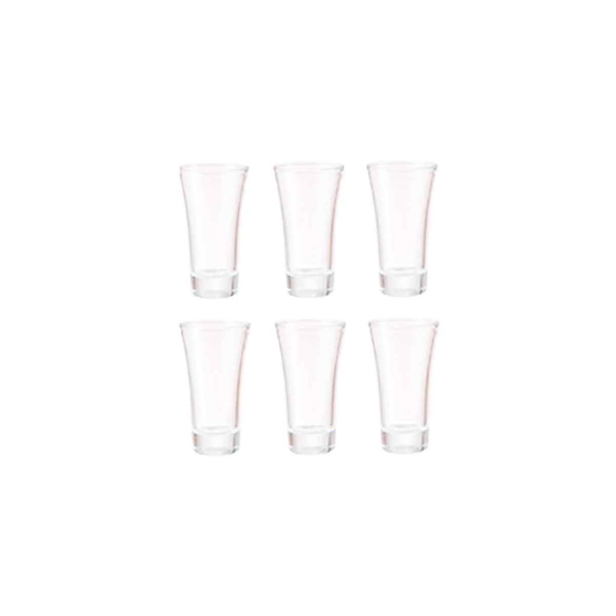 LUMINARC - Pack set x6 Vasos 60 ml Shot con coctelera 580 ml