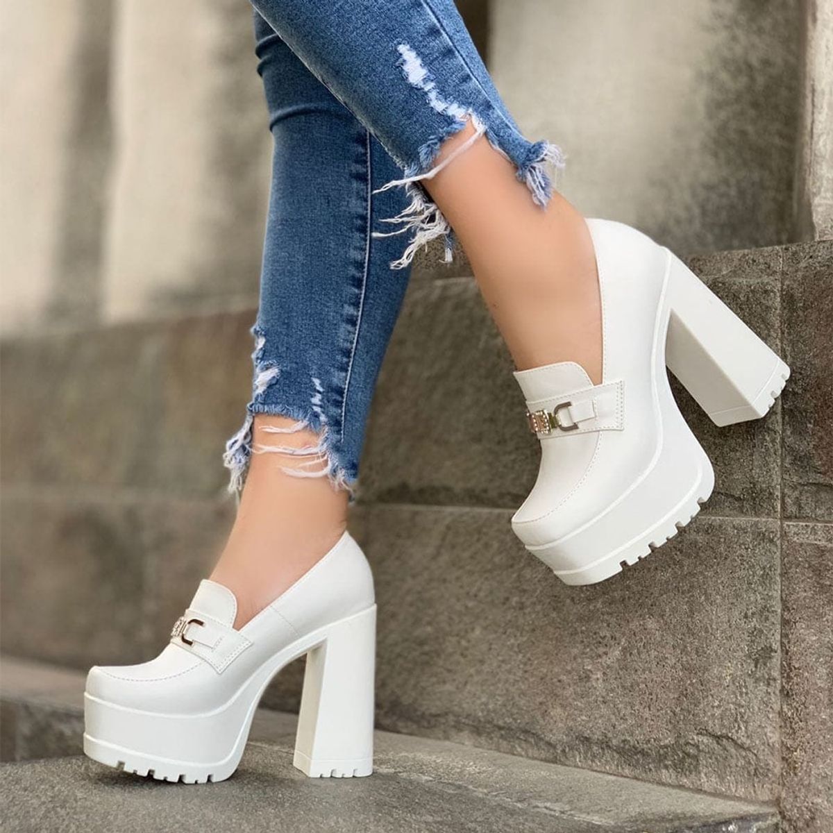 GENERICO - Botin Mujer Yomar Texana 1015L-80 Dorte Blanco