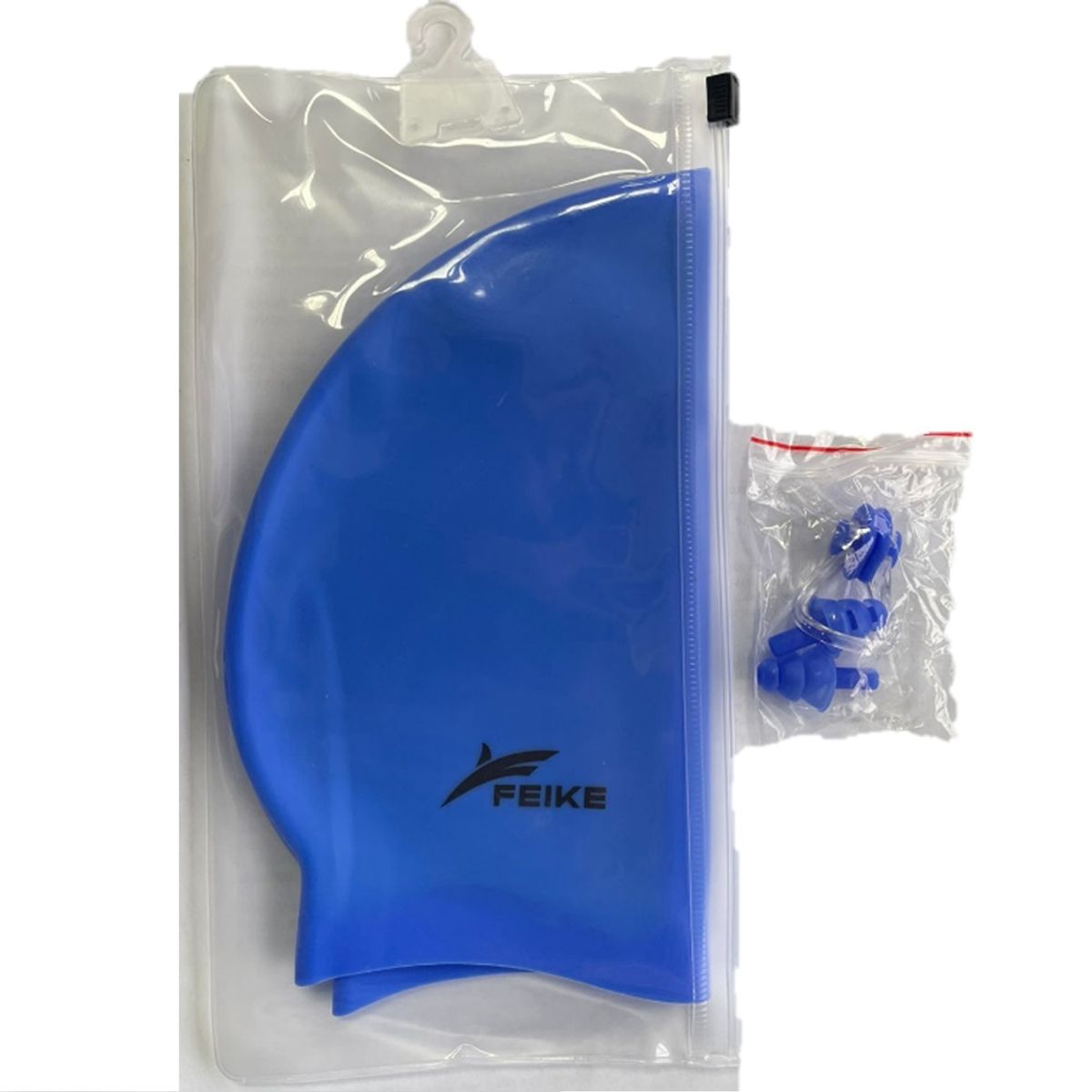 FEIKE - Gorro para Natacion Azul de Silicona