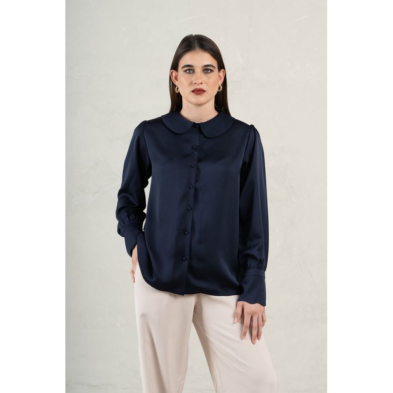 FASSINE - Blusa Manga Larga Casual Mujer Fassine