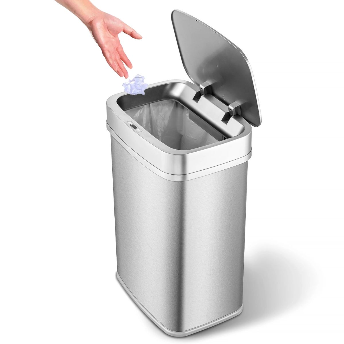 NINESTARS - Basurero sensor acero Ninestars 50L