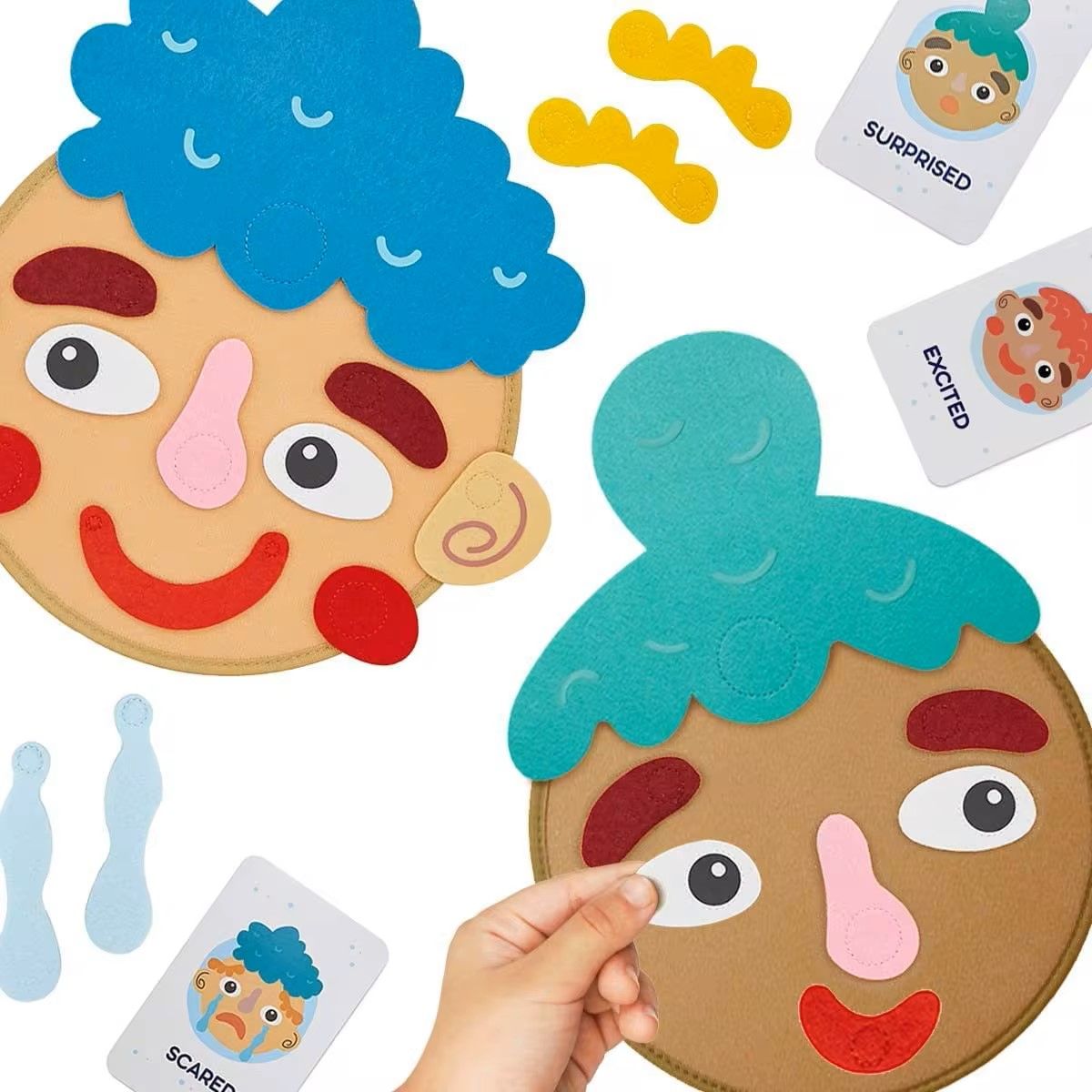 GENERICO - Cara de emociones - Juego montesori