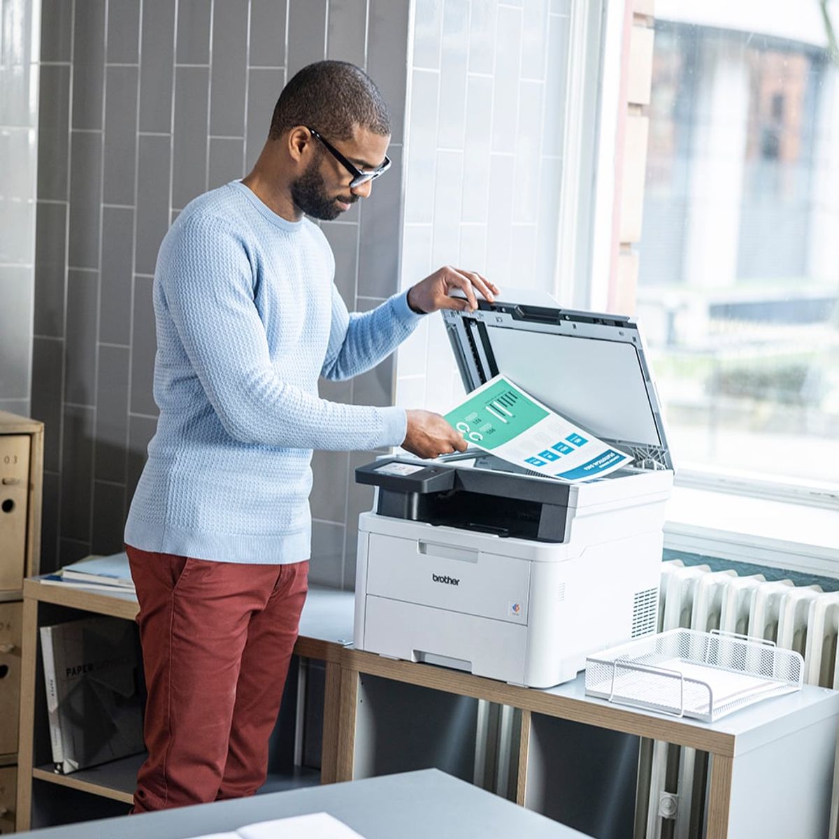 BROTHER - Brother DCPL3560CDW Multifuncional digital a Color 27ppm