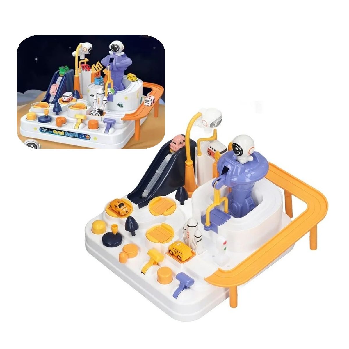 GENERICO - Juguete de Aventura Espaciales de Pista de autos