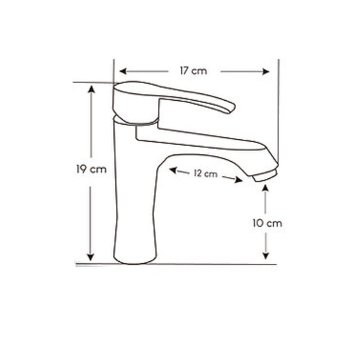 GENERICO - Mescladora Monocomando Acero Inoxidable 304 Satinado