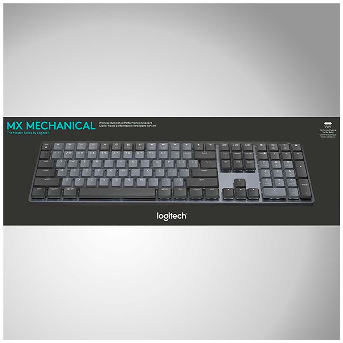 LOGITECH - Teclado Logitech Mx Mechanical Iluminación Inteligente Ecofriendly