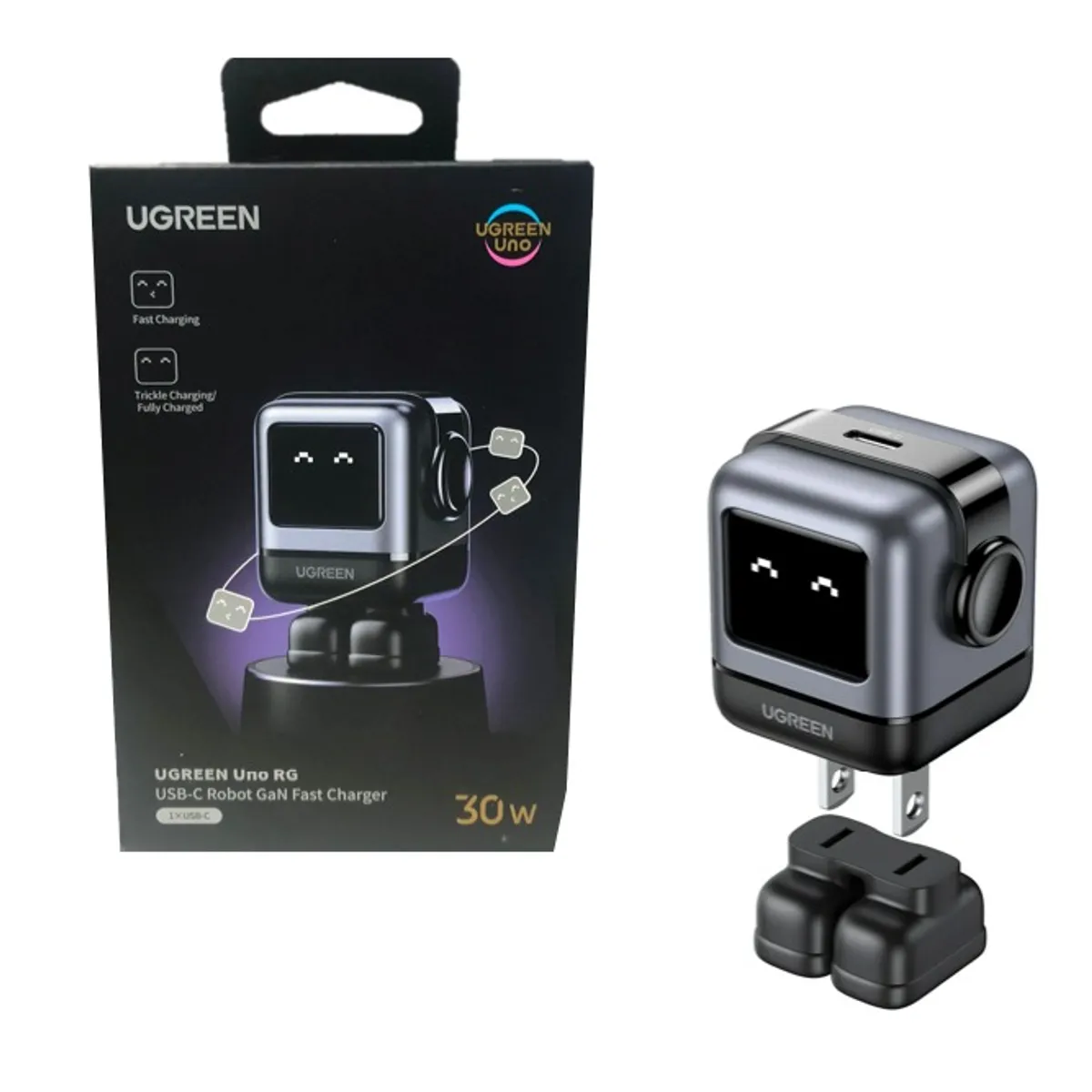 UGREEN - Cargador Robot Original Ugreen Tipo C de 30W