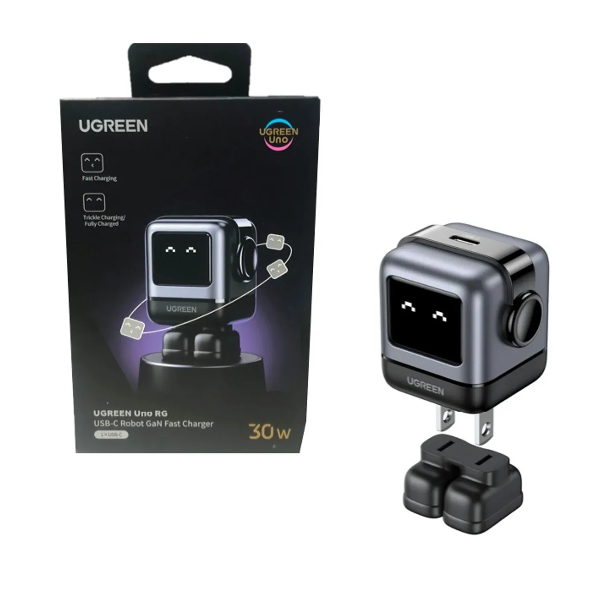 UGREEN - Cargador Robot Original Ugreen Tipo C de 30W