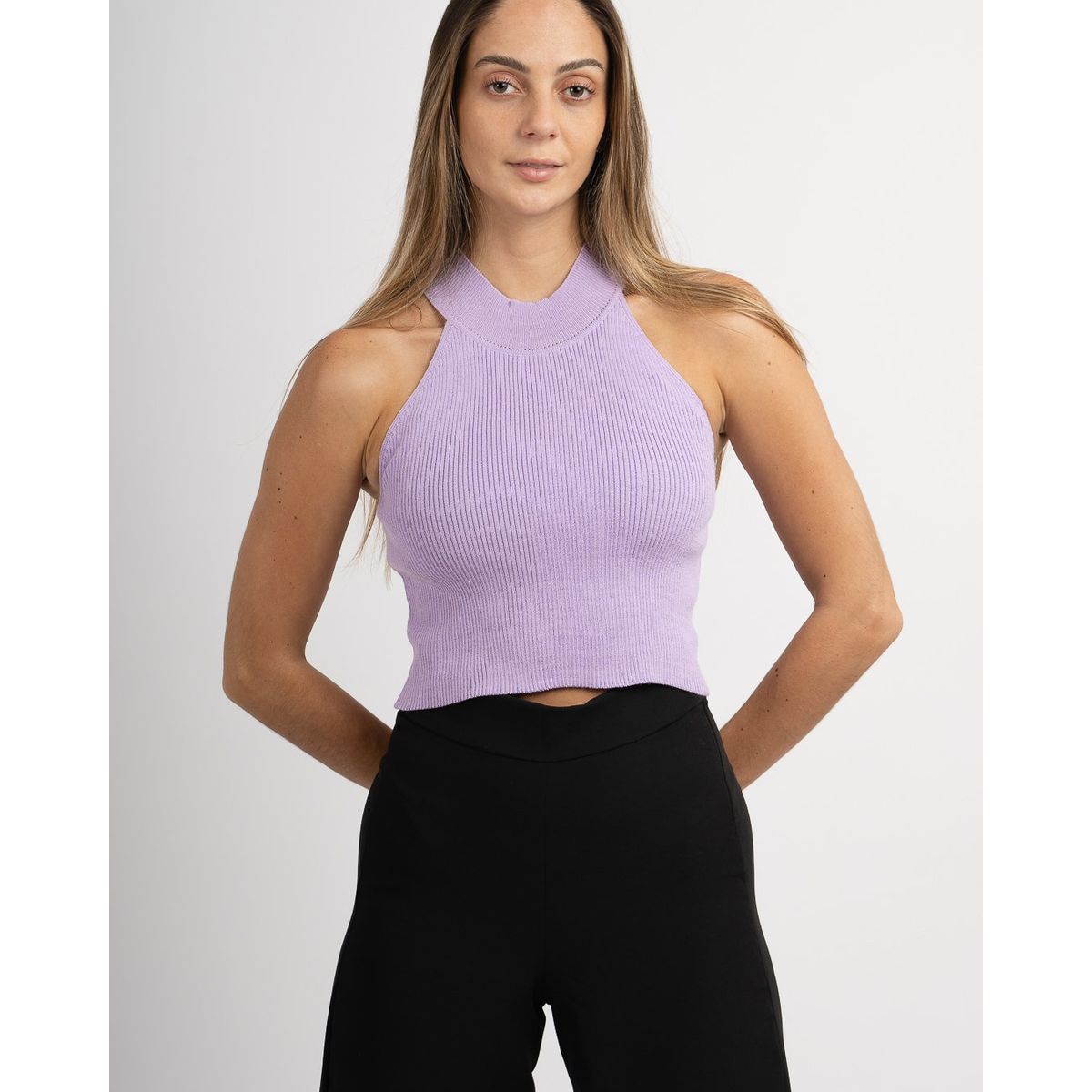 FASSINE - Top Casual Tejido Mujer Fassine
