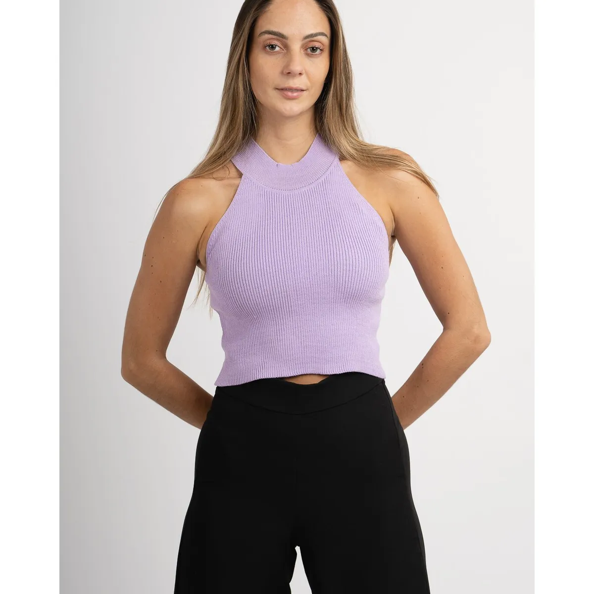 FASSINE - Top Casual Tejido Mujer Fassine