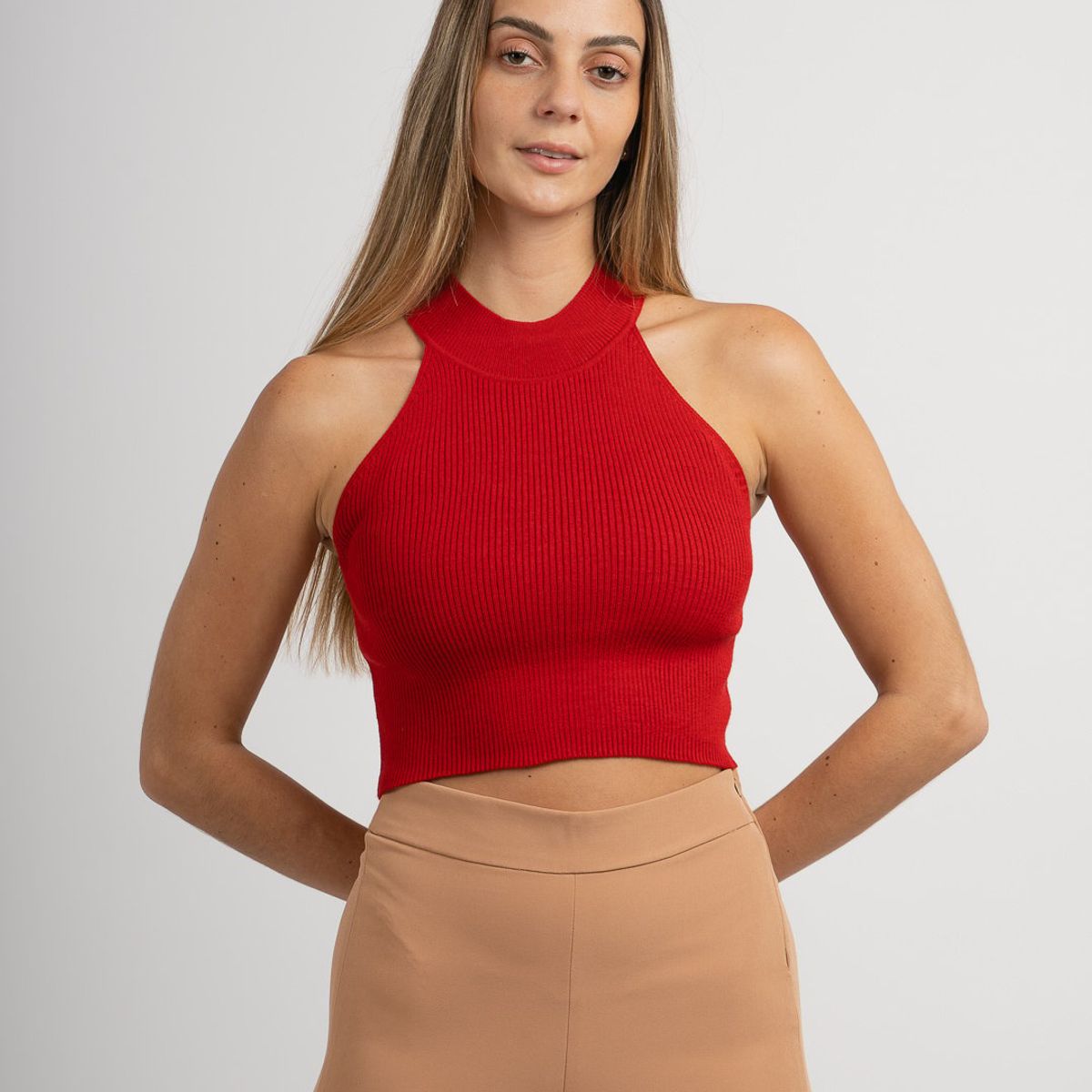 FASSINE - Top Casual Tejido Mujer Fassine