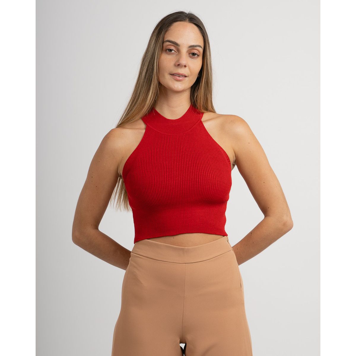 FASSINE - Top Casual Tejido Mujer Fassine