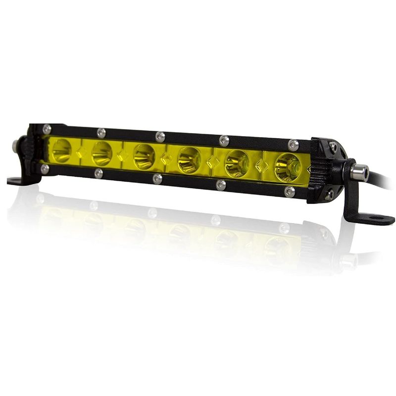 GENERICO - Barra Luz LED 1 Fila 6 LED  Iluminación Compacta de 16cm