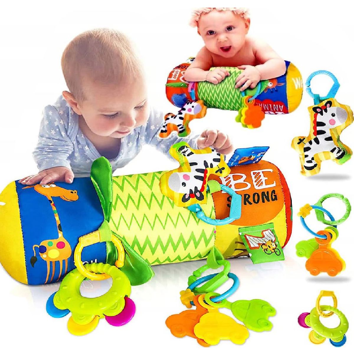 GENERICO - RODILLO DE ESTIMULACION SENSORIAL PARA BEBE GATEO