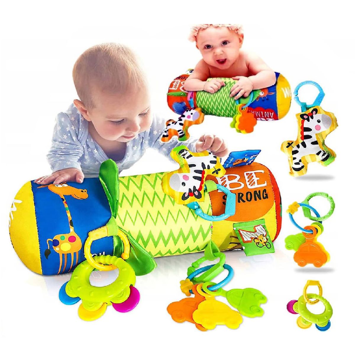 GENERICO - RODILLO DE ESTIMULACION SENSORIAL PARA BEBE GATEO