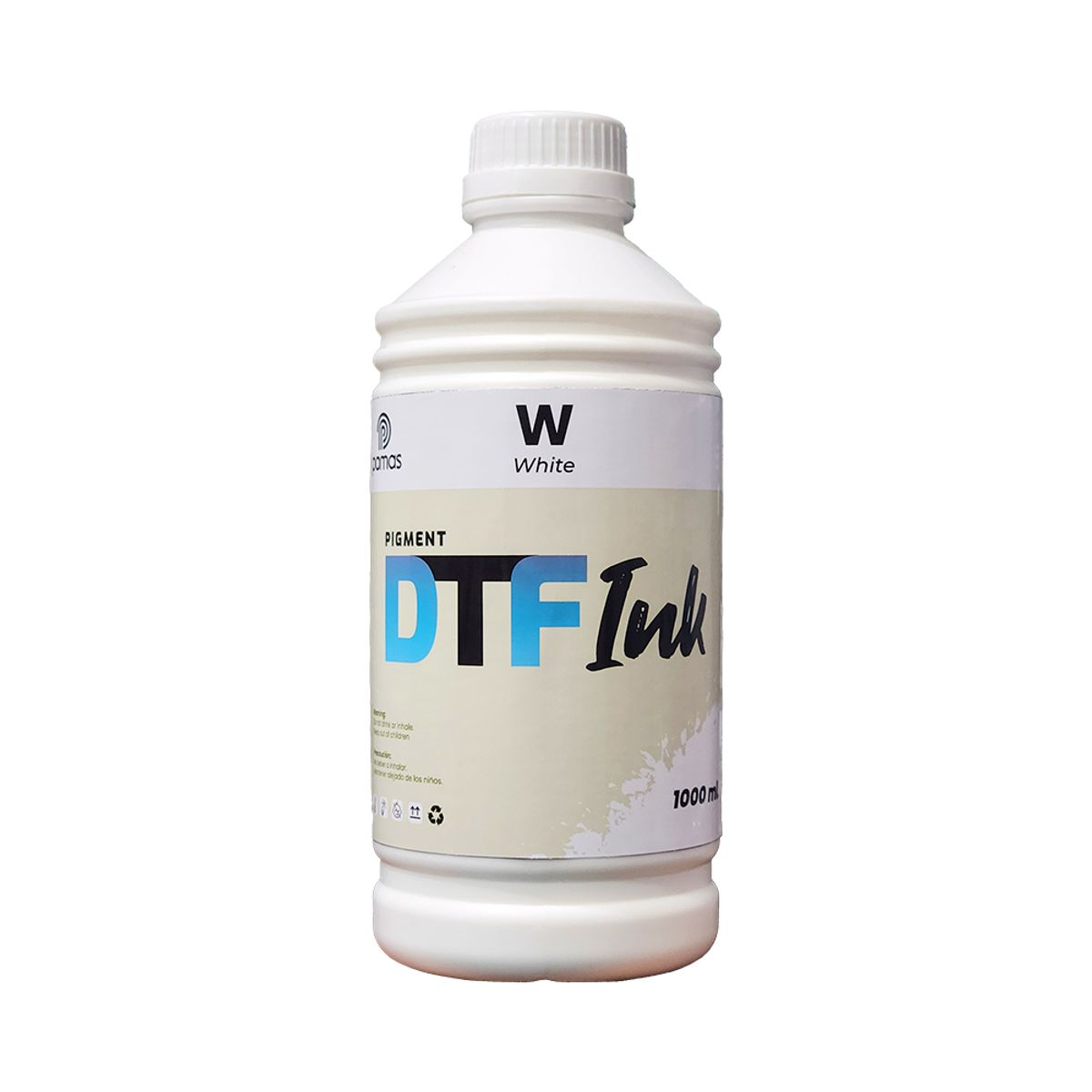 GENERICO - Tinta Textil DTF Marca Pamas 1 Litro Color Blanco