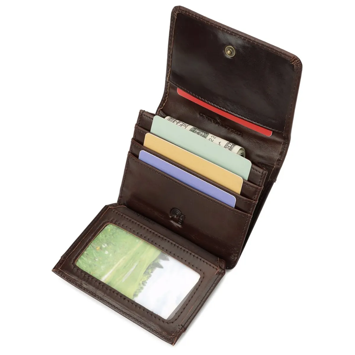 ARMUZ - Monedero - Tarjetero de Cuero Vacuno AR04