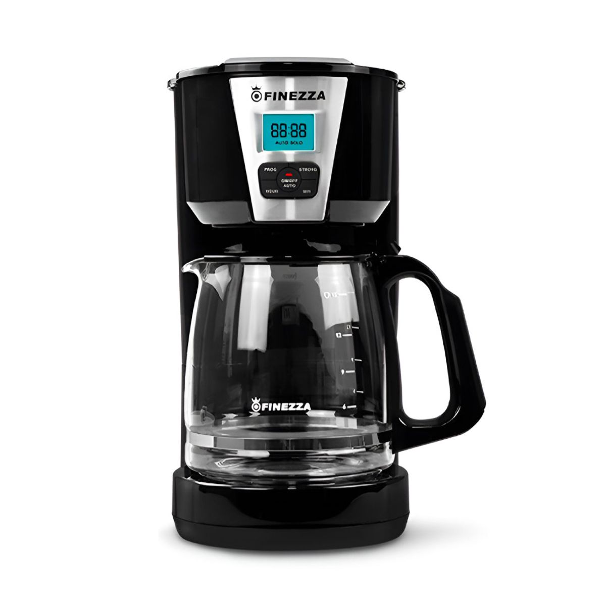 FINEZZA - Cafetera Finezza CK-668DI 12-15 tazas 1.8 Lt