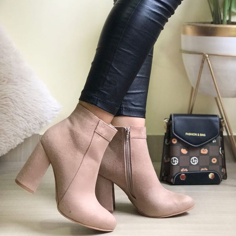 GENERICO - 2086L-65 Botin Mujer Yomar Luliana Da Costa Vieira Color Beige