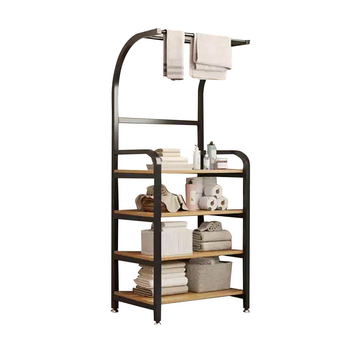 GRETAIL - Organizador Estante Para Baño Crema Shampoo Toallas Multiuso Elegante 5 Niveles