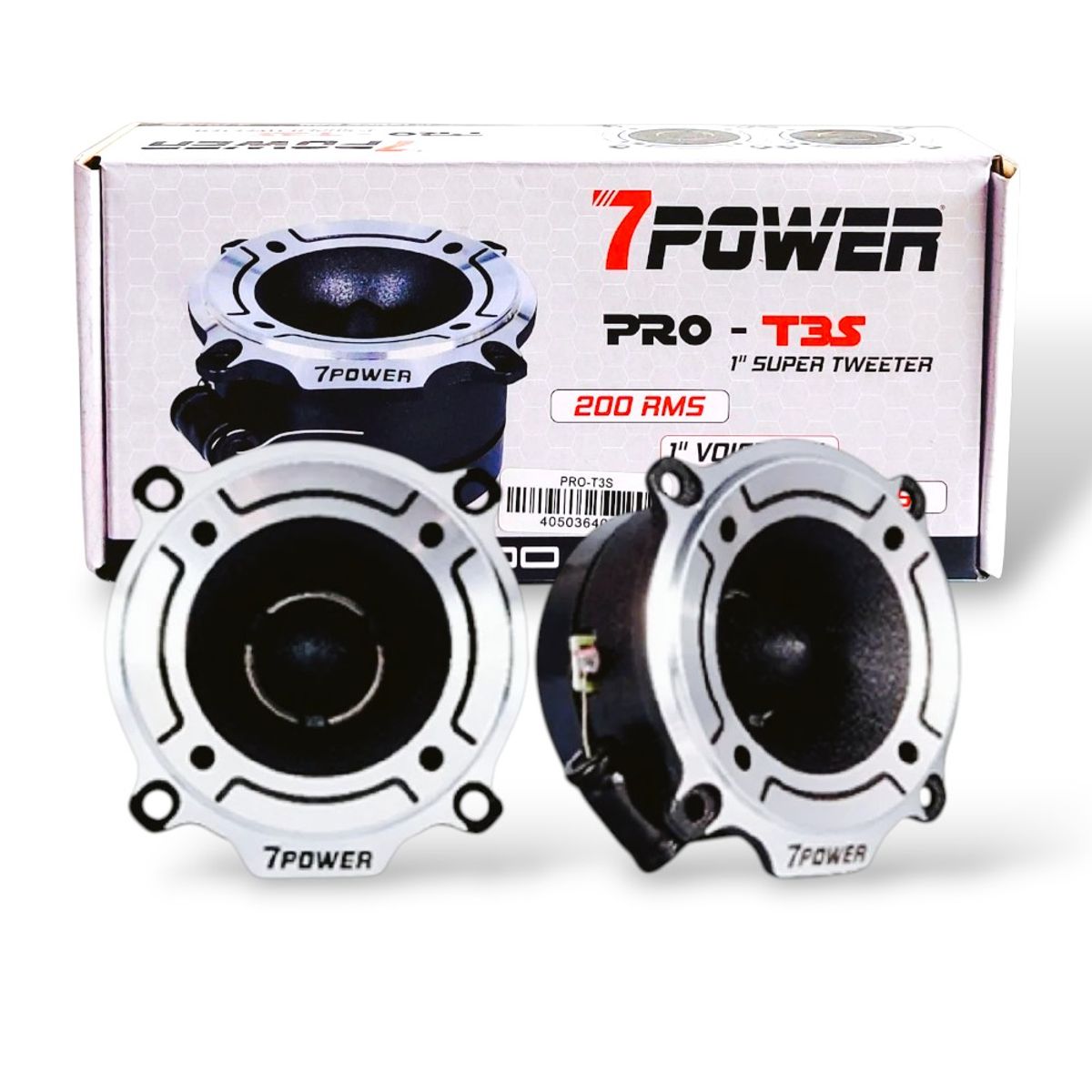 GENERICO - Tweeter Bala 3" Pulgadas 300W 200Rms 7 Power