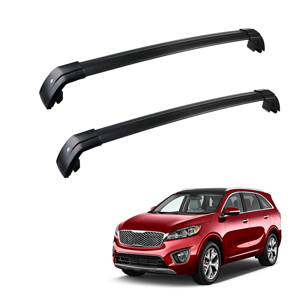 TECGO - BARRAS TRANSVERSALES PARA CAMIONETA NEGRO