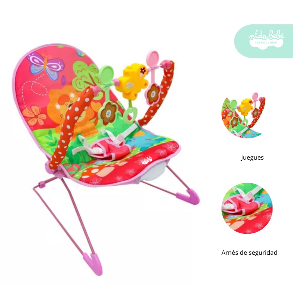 GENERICO - Silla Nido Mecedora de Bebé Baby Bouncer