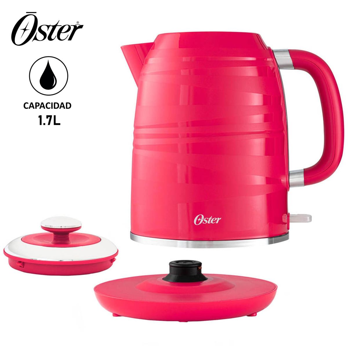OSTER - Hervidor Eléctrico Oster 1.7 Litros BVSTKT4177M 1850W