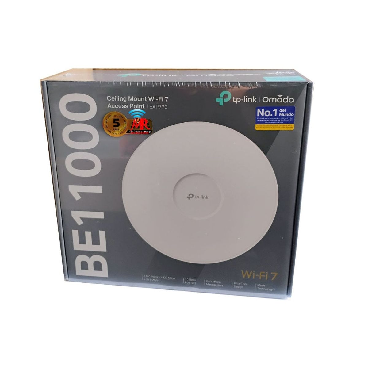 TP LINK - Eap773 Punto De Acceso Wi-fi 7 Tri-banda Omada Be11000